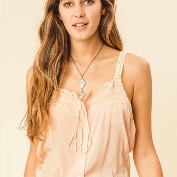 Spell Tops - Spell and the Gypsy Prairie Peach Cami - Small